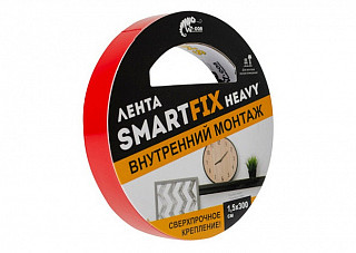 Сверхсильная монтажная лента W-con SmartFix HEAVY, 1,5х300см, прозрачная/10 (SFV1530T)