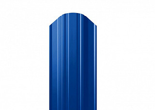 Штакетник радиусный Цвет RAL 5005 Синий (111мм х 1500мм)