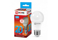 Лампа светодиодная IN HOME LED-A60-VC 20Вт 230В Е27 4000К 1900Лм (303)