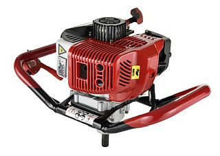 Мотобур ELITECH БМ 64В ПРО (64см.куб., 3л.с., Ф20мм, бак 1,4л, 10кг)