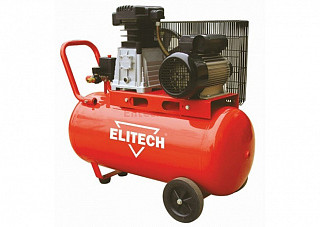 Воздушный компрессор ELITECH ременной KПР 100/360/2.2 (2.2кВт,100л,320л/мин, 8бар, 71кг)