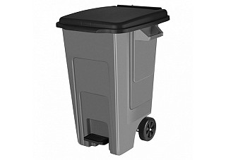Бак для мусора Freestyle с крышкой на колесах 130л SC700321026