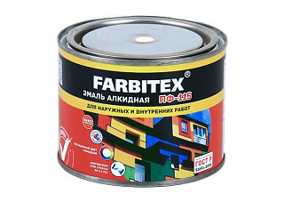 Эмаль ПФ 115 FARBITEX белый (0,4кг)