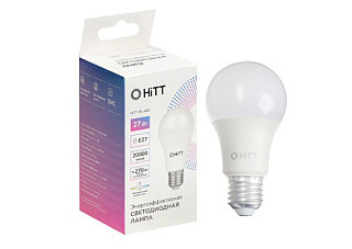 Лампа светодиодная HiTT-PL-A60-27-230-E27-4000 27Вт (921)