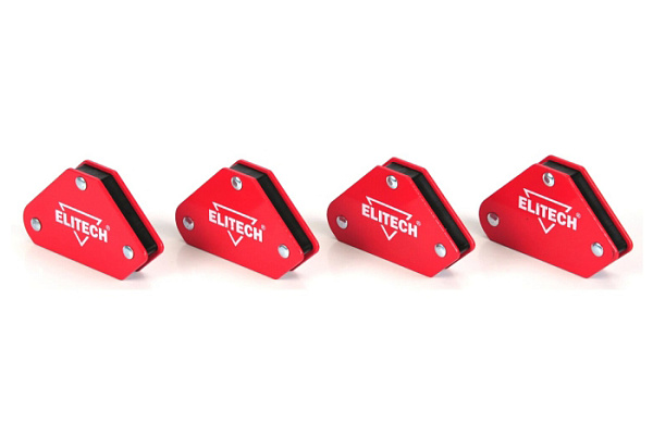 Магнитный уголок ELITECH усилие=5кг, углы 45/90/135 блистер, 4штуки 0606.017900 (1/20)