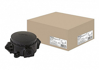 Коробка электромонтажная КЭМ 2-660-4 ОП D95 мм IP65, 4-х рожк. (карболит) TDM (1401-1102)