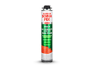 Пена монтажная SOMA FIX (пена-клей для кирпичной кладки и газобетона 750мл) Турция S919