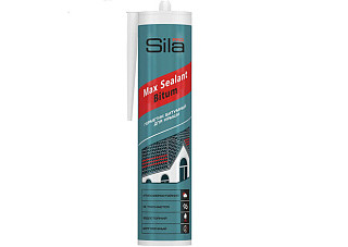 Герметик Sila PRO Max Sealant, Bitum битумный для крыши, 280мл (8270)