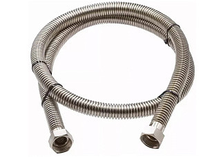 Подводка сильфонная для газа AQUALINK (1/2) Г/Г 80см (100/1) (07008) 