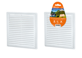 Решетка неразъемная TDM белый 300х300мм (1807-0029)/10