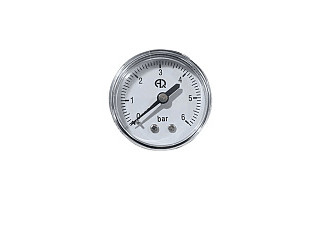 Манометр 50 мм, осевое подключение 1/4", 0-6 бар (AQUALINK 90/10/1) (02782)