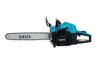 Бензиновая цепная пила Oasis PRO GS-5618 (2800вт. 3.8 л.с. 45см. 0.325 72зв. 6.3кг.)
