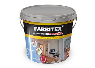 Шпатлевка FARBITEX акриловая для внутренних работ (3,5кг)