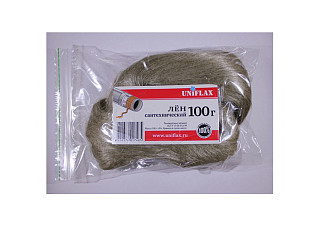 Лен сантехнический 100 г. (пакет) UNIFLAX