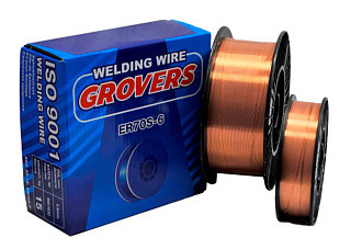 Проволока д\сварки GROVERS R70S-6 1.2мм ( 15,0кг омедненная сталь)