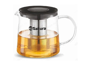 Чайник заварочный SAKURA боросиликатное стекло 1,5л (SA-TP02-15)