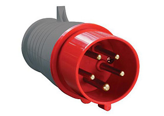 Вилка ИЭК 015 3Р+N+E 16А 380В IР44 переносная (PSR02-016-5) (772)