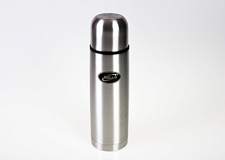 Термос нержавеющая сталь БИОСТАЛЬ узкое горло, 2 пробки 0,75л (NB-750-2) 