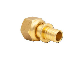 Муфта аксиальная AQUALINK с накидной гайкой 16мм х 1/2" вн, 2,2мм (240/10) (01013)