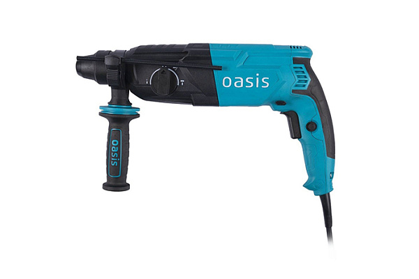 Перфоратор OASIS PR-65 (650Вт, SDS-plus, 2реж, 2,8Дж, 850-4700уд/мин, кейс, 3,2кг)