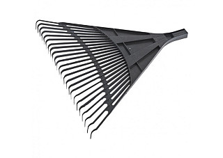 Грабли веерные пластиковые СИБРТЕХ 600мм 24 плоских зуба, без черенка Россия (61708) (9)