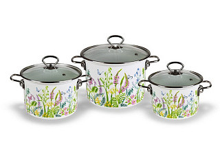 Набор эмал.посуды МУРАВУШКА-5-1-ЭЛИТ пр-во ООО "КМК"