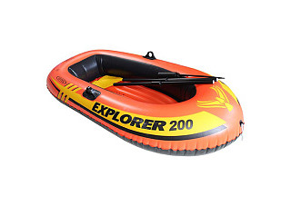 Лодка надувная EXPLORER 200 2-х местная (3уп+весл.+насос) (58-331)