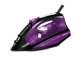 Утюг Centek CT-2355 VIOLET 2500Вт, керамическ подошва, 270мл, паровой удар, самоочистка, капля-стоп