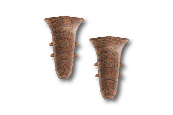 Угол внутренний для плинтуса 55мм "Идеал Классик" (2шт. во флоупак) 341 Ольха