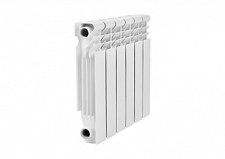 Радиатор алюминиевый SMART Install Easy One 350 4 секции (420Вт, 420x304x78мм, 2,96кг) 