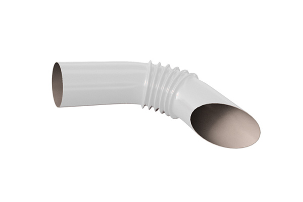 Отмет гнутый SOKROF RAL 9003 Белый (d=90мм)