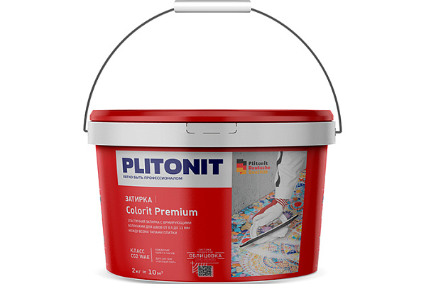 Затирка PLITONIT PREMIUM бежевый (2кг) (шов 0,5-13 мм) биоцидная 