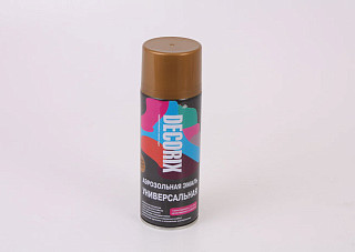 Эмаль аэрозольная DECORIX (0103-04-DX) металлик золото (520мл)