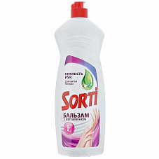Жидкое средство для мытья посуды SORTI (СОРТИ) Бальзам с Витамином Е 900мл (728)
