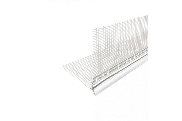 ЕвроПрофиль-капельник с сеткой 100х150мм 2,5м "Идеал", 001 Белый