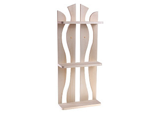 Полка настенная (волна) 3-х ярусная 840х370х120мм