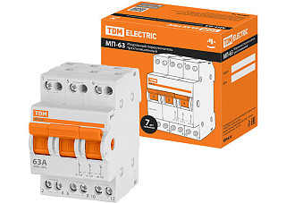 Модульный переключатель трехпоз. TDM МП-63 3P 63А (0224-0027)