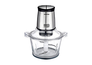 Чоппер Centek CT-1394 Сталь 600Вт, 2 скорости, разборные ножи, стеклянная чаша (1,5л)