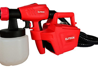 Краскопульт ELITECH КЭ 0826П (800Вт, 0.8л, 1.8/2.6мм, 900мл/мин, 80din/сек, 2кг) E2208.020.00