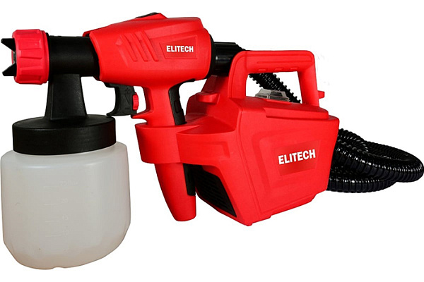 Краскопульт ELITECH КЭ 0826П (800Вт, 0.8л, 1.8/2.6мм, 900мл/мин, 80din/сек, 2кг) E2208.020.00
