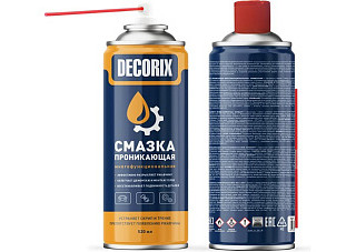 Аэрозольная проникающая смазка многофункциональная DECORIX, 520мл