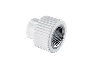 Муфта ПП комбинированная ВР 25х1/2" VPL БЕЛЫЙ (1/60)