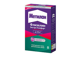 МЕТИЛАН Флизелин Экстра Комфорт с индикатором Клей обойный Пачка 500 г 3003723/12
