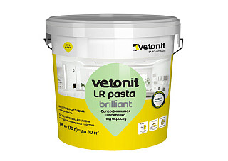 Шпатлевка ВЕТОНИТ (паста) Вебер LR бриллиант (18,0кг)