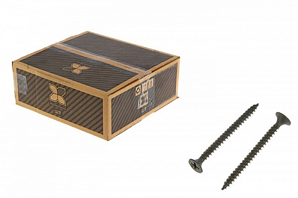 Саморез потай, ч/резьба, оксид  4,8* 89 (упак. 2000шт)