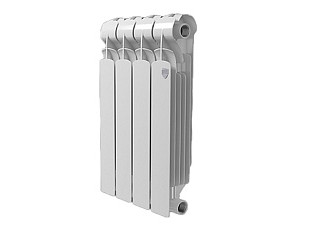 Радиатор Royal Thermo Indigo Super+ биметалл, белый (190вт, 500х100х4секц., 1,94кг)
