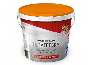 Шпатлевка OLECOLOR масляно-клеевая для внутренних работ (1,8кг)