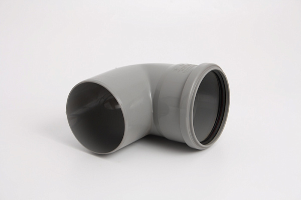 Отвод 110х90° СЕРЫЙ (1/15)