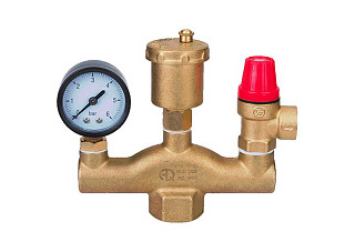 Группа безопасности котла ДУ25 (1) AQUALINK (02746) (12/1)
