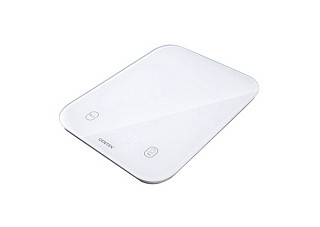 Весы кухонные Centek CT-2480 LED WHITE, сенсор, 150х15х205мм, max 5кг, шаг 1г, Авто Ноль/Выкл